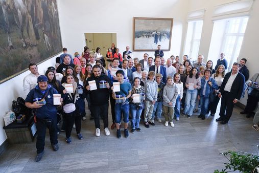 Sportabzeichen Ehrung Gruppenbild